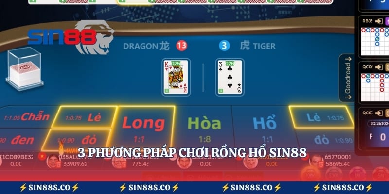 3 phương pháp chơi rồng hổ Sin88