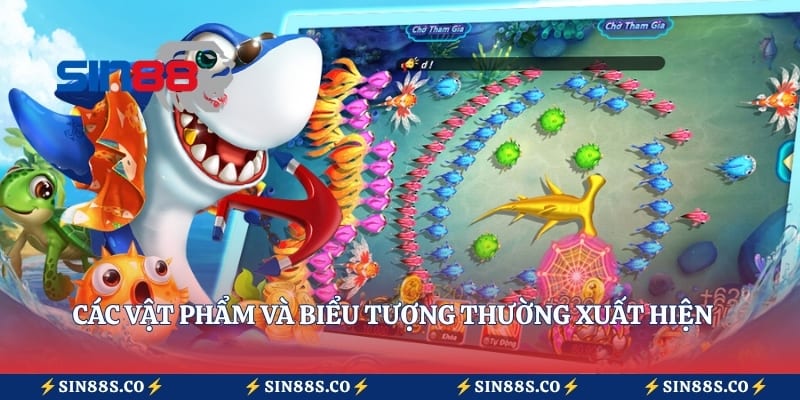 Các vật phẩm và biểu tượng thường xuất hiện trong trò chơi bắn cá 