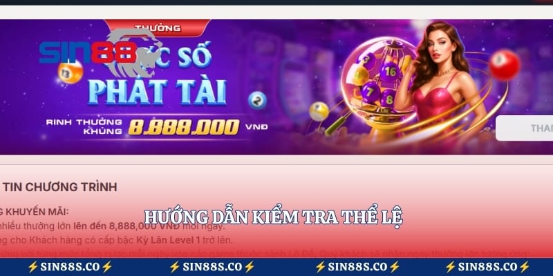 Hướng dẫn kiểm tra thể lệ 