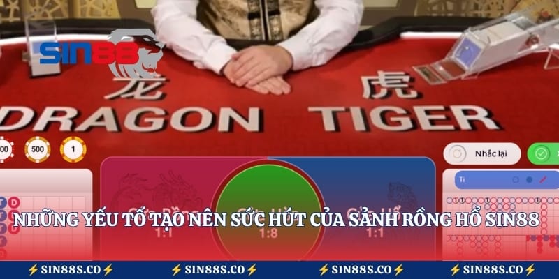 Những yếu tố tạo nên sức hút của sảnh rồng hổ Sin88